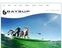 Tablet Screenshot of baysup.com.au